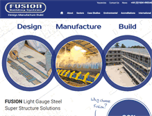 Tablet Screenshot of fusionbuild.com